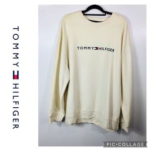 Tommy Hilfiger | Cream Pullover Sweatshirt~XXL